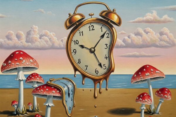 No surrealismo artistas que buscavam explorar as profundezas da mente humana encontraram nos cogumelos um portal para o inconsciente.