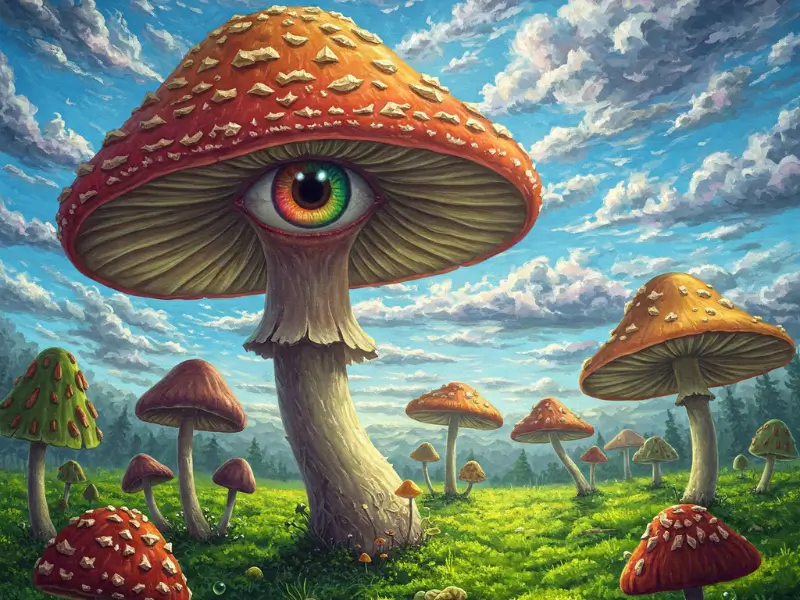 Surrealismo e cogumelos